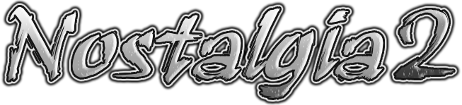 Monochronní logo hry Nostalgia2