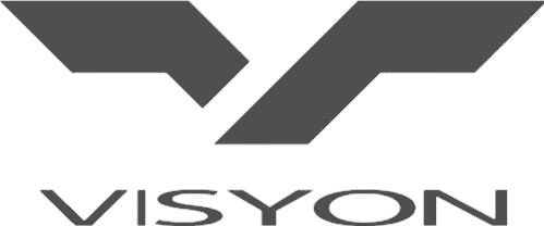 Monochronní logo Visyon